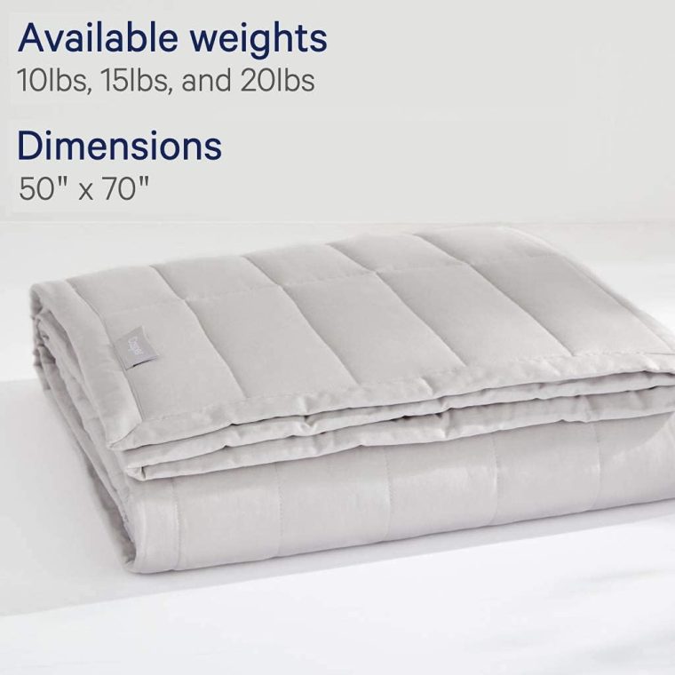 Casper Weighted Blanket, 20 lbs, Gray - Image 3
