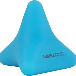 Trigger Point Massage Tool. Massager Ball for Deep Tissue Myofascial Release Physical Therapy Foot Plantar Fasciitis Pain Relief Muscle Knot Psoas Hip Flexor Iliacus Release. 3×2.6 in (Blue)