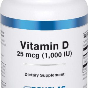 Douglas Laboratories Vitamin D 25 mcg (1,000 IU) - D3 Vitamin - For Immune Support, Bone Health & Tooth Health* - D Vitamin as Cholecalciferol - 100 Tablets