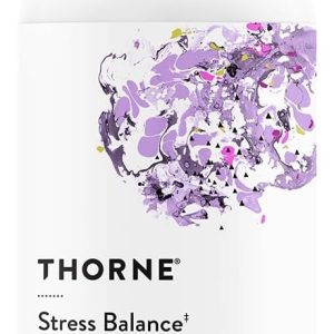 THORNE - Stress Balance (Formerly Phytisone) - Adrenal Support Supplement with Vitamin C & Ashwagandha - Dairy-Free Health Support* - 60 Capsules - 30 Servings