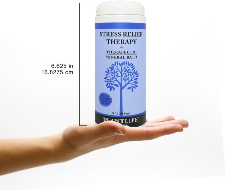 Stress Relief Therapeutic Mineral Bath Salt- 16 oz. - Image 5