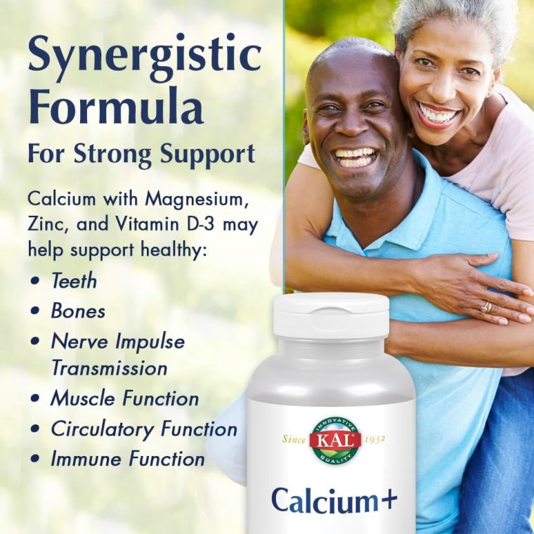 KAL Calcium Plus Tablets, 1000 mg, 200 Count - Image 3