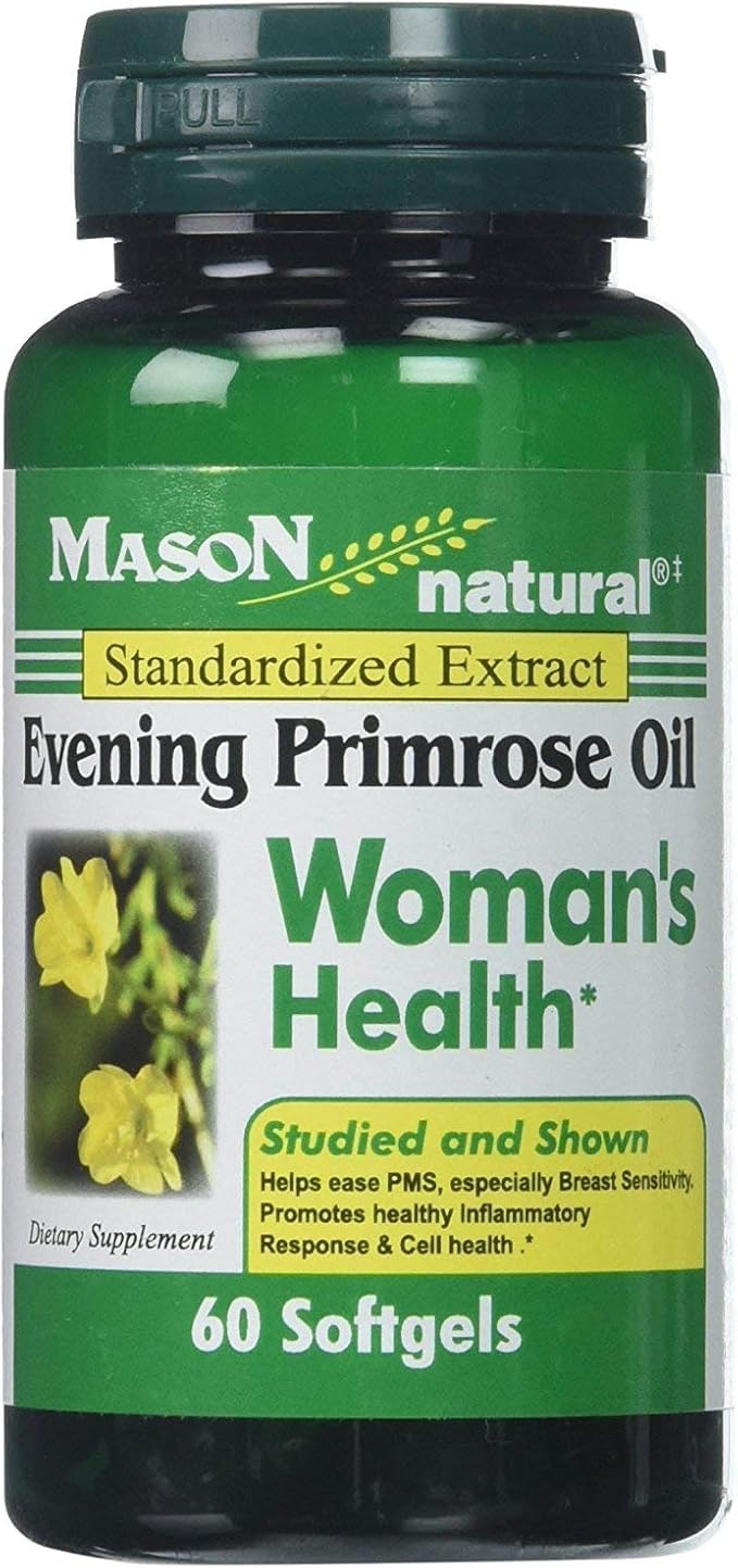 Mason Natural, Evening Primrose Oil, 60 Softgels