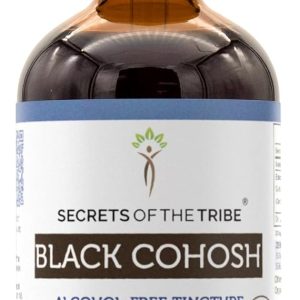 Secrets of the Tribe Black Cohosh USDA Organic | Alcohol-Free Extract, High-Potency Herbal Drops | Made from 100% Certified Organic Black Cohosh (Cimicifuga Racemosa) Dried Root 4 oz