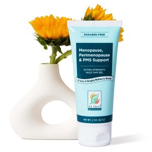 At Last Naturals Wild Yam Gel Extra Strength Menopause Relief, Perimenopause Support and PMS Relief, Can Help to Naturally Reduce Hot Flashes (2 oz, 1 Pack)