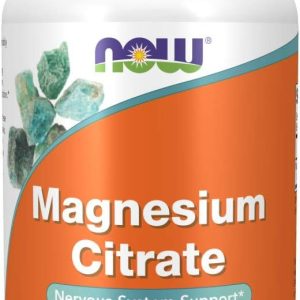 Now Supplements, Magnesium Citrate, Enzyme Function*, Nervous System Support*, 240 Veg Capsules