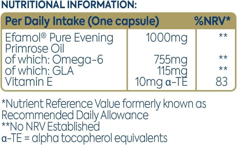 Evening Primrose Oil 1000mg 30 caps - Image 7