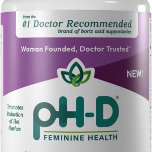 pH-D Feminine Health Support - Holistic Menopause Support - Oral Supplement with CON-CRET Concentrated Creatine, Sage, Rhodiola, and Black Cohosh - 30 Count