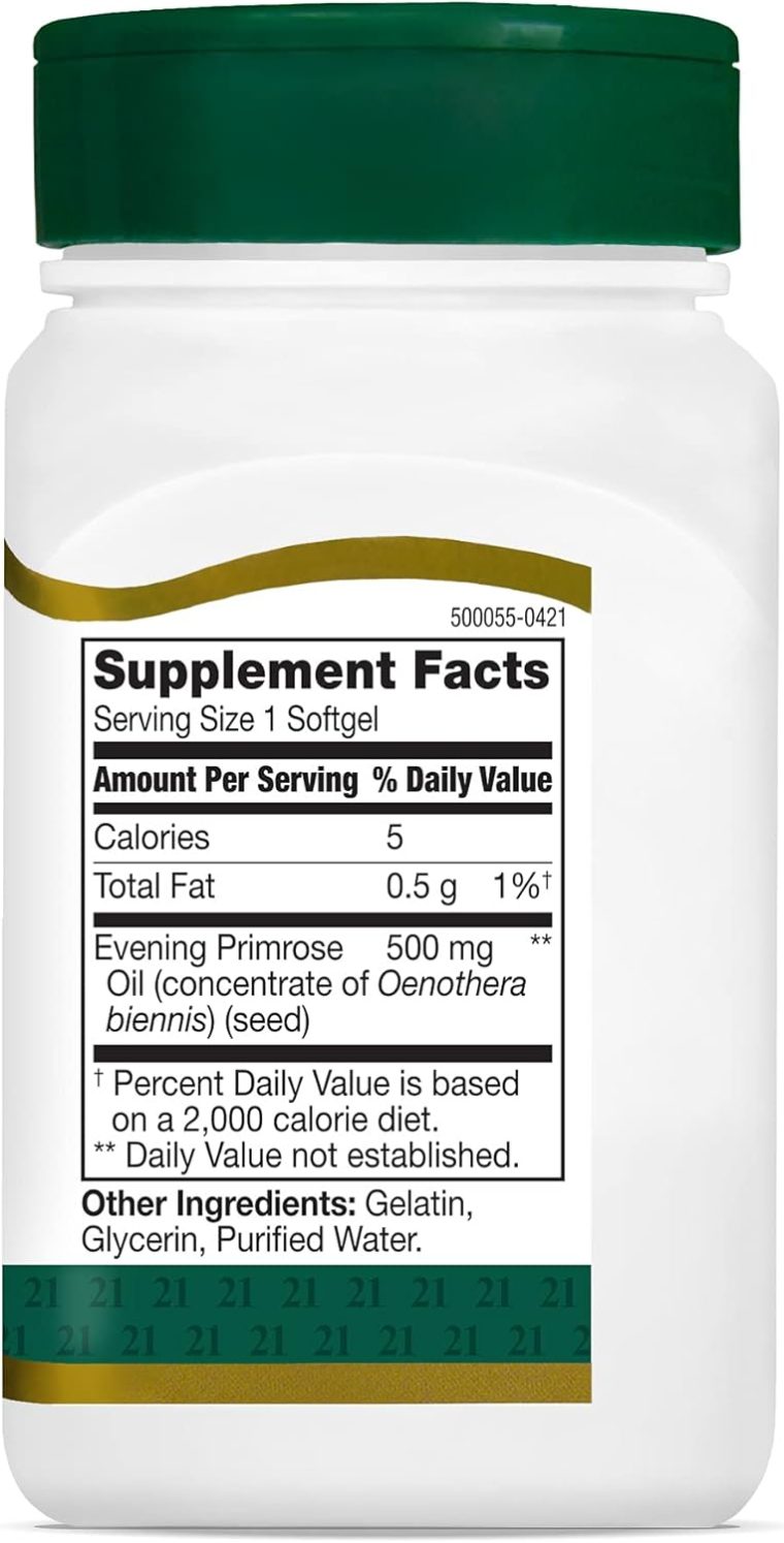 21st Century Evening Primrose Oil Softgels, 60 Count - Image 6