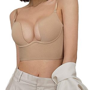 Women's Sports Bra, Motion Control Zip High-Impact Active Bras, Wirefree Bra for Women for Yoga Gym Workout Fitness