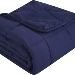 Topcee Weighted Blanket for Adults (20 lbs, 60" x 80") Queen Size Soft Cooling Heavy Blanket Sleeping, Apply to 190-210 lbs Body, Thick Breathable Blanket with Glass Bead, Easy Care