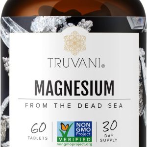 Truvani Magnesium 400mg Oxide Tablets | 60 Tablets | Supports Calm and Sleep, Healthy Bones, Muscle Health, Digestive Health | Non-GMO, Vegan Pills