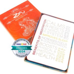 Kids' Mindfulness & Meditation Card Set – 28 Affirmation Cards + 5 Breathing Exercises for Emotional Regulation & Inner Peace | Award-Winning Calm Kit for Children | Ages 3+|