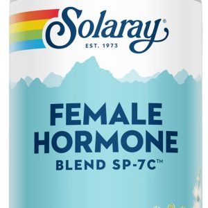 SOLARAY Female Hormone Blend SP-7C | W/Black Cohosh, Dong Quai, Passion Flower, Wild Yam & More | 100 VegCaps, 50 Serv.