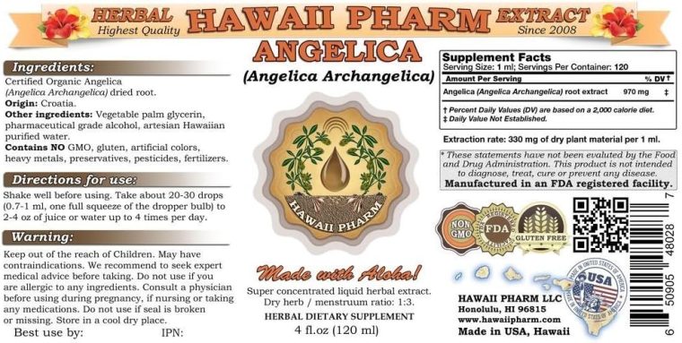 Dong quai (Angelica sinensis) Liquid Extract 4 oz - Image 2