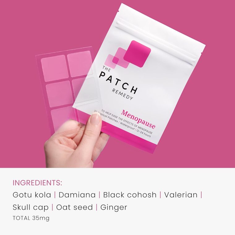 Menopause Patch | Black Cohosh, Damiana, Valerian, Ginger | 30 Patches - Image 2