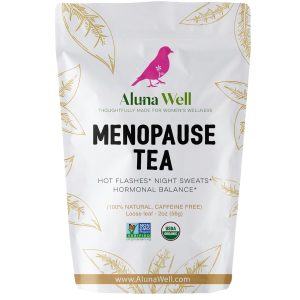 Menopause Tea – Supports Hormonal Balance, Hot Flashes, Night Sweats for Women - Herbal Blend with Black Cohosh, Chasteberry, Sage, and Red Clover – 2oz Loose Leaf Tea