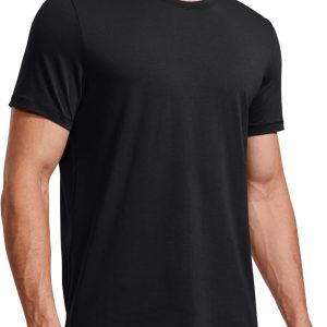 CRZ YOGA Mens Short Sleeve Shirts Quick Dry Workout Classic Fit T-Shirt Casual Daily Comfy Tee Tops