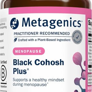 Metagenics Black Cohosh Plus - Menopause Relief - Relaxation Support - Black Cohosh Root Extract - Gluten Free & Vegetarian Supplement - 60 Tablets