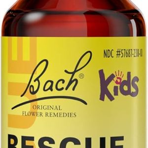 Bach RESCUE REMEDY KIDS Dropper 10mL, Natural Stress Relief, Homeopathic Flower Essence, Vegan, Gluten & Sugar-Free, Kid-friendly, Non-alcohol Formula
