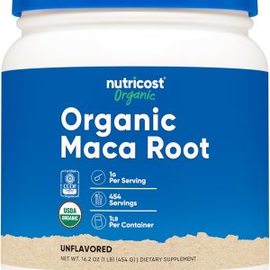 Nutricost Organic Maca Root Powder (1 LB)