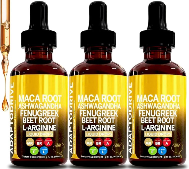 Maca Root Liquid Drops with Ashwagandha & Fenugreek 6 fl oz
