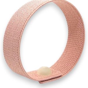 AcuBalance Cooling Wristband for Hot Flashes, Menopause, Mood, Sleep, Stress, & Emotional Support - Pink Waterproof Slip On Stretch Band