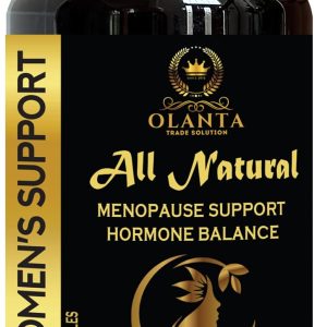 Women's Support - Black Cohosh Organic | Support Help Alleviate Hot Flashes | Wild yam and chasteberry | Hot Flashes with Red Clover - 1 Bottle 60 Capsules
