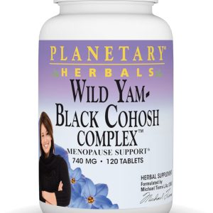 Planetary Herbals Wild Yam-Black Cohosh Complex Tablets, 120 Count