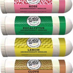 Wild Essentials Smell Training Kit Nasal Inhalers, Made in The USA, Pure Essential Oils, Olfactory Therapy, Loss of Smell, Aromatherapy, All Natural
