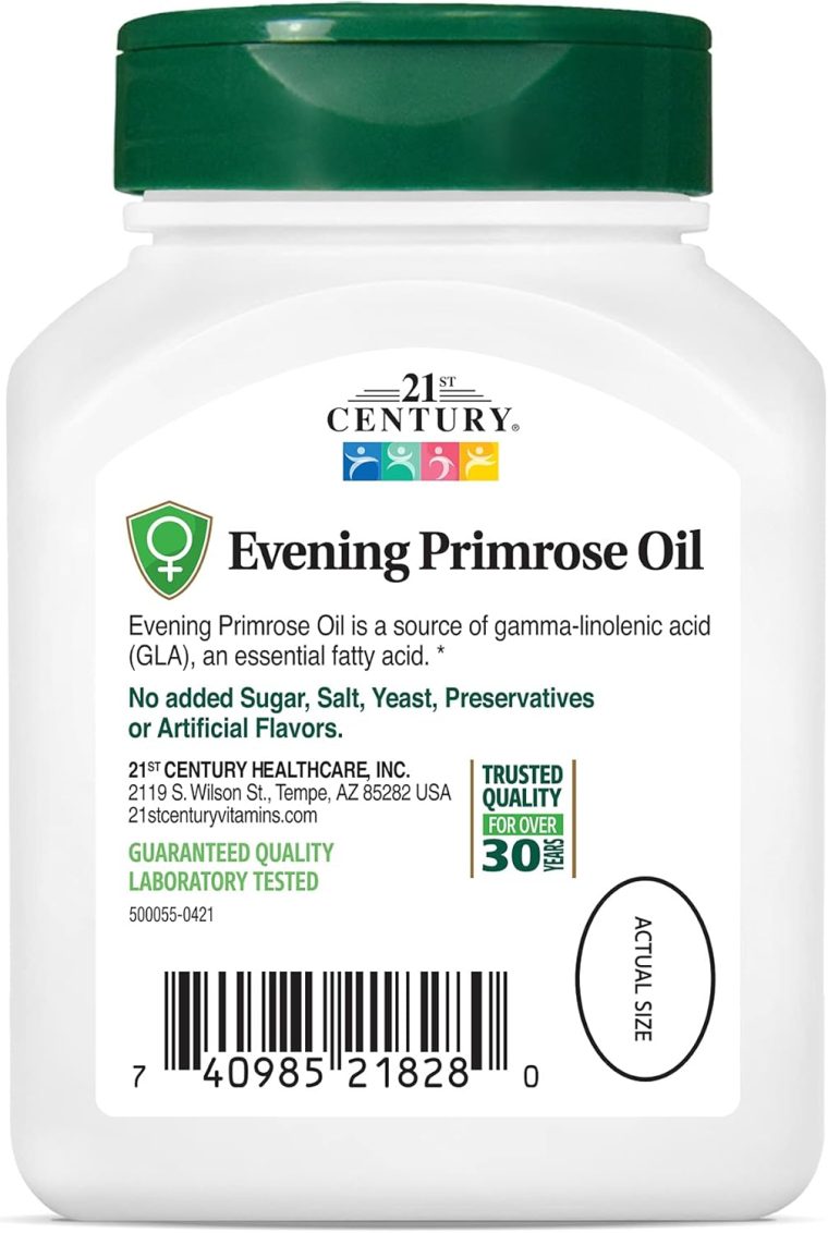 21st Century Evening Primrose Oil Softgels, 60 Count - Image 5