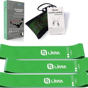 Resistance Bands for Working Out, Elastic Exercise Loop Bands for Physical Therapy, Yoga, Pilates, and Home Workouts, Strength Bands for Booty and Legs