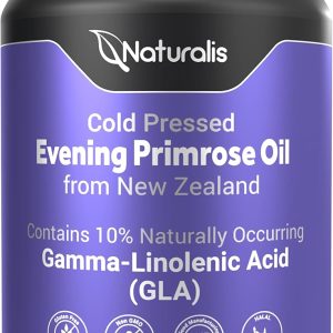 Evening Primrose Oil (1300mg) | 100% Natural from New Zealand | Non-GMO, Soy & Gluten Free, Zero Filler | 120 Softgels