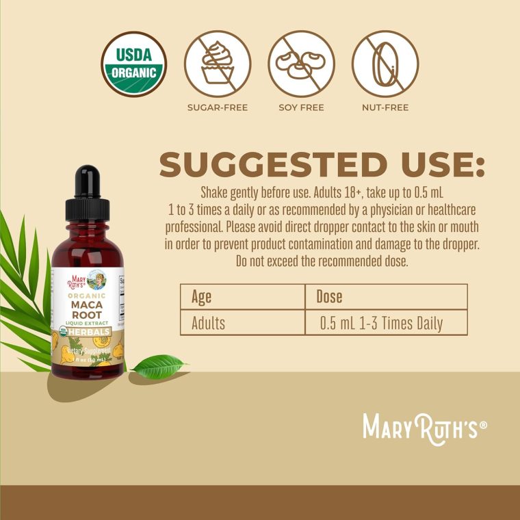 MaryRuth Organics Maca Root, 1 FZ - Image 3