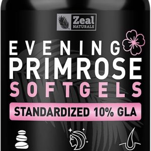 Evening Primrose Oil Capsules (150 Liquid Softgels | 1300mg) Premium Evening Primrose Oil – Natural-Sourced Hormone Support Supplement for Women - Cold Pressed w. 10% GLA