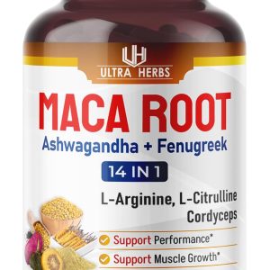 Peruana Maca Root Black, Red, Yellow | Maca Root Capsules Enhanced with Ginseng, Ashwagandha, Fenugreek | Support Stamina, Performance & Mood | 150 Capsules