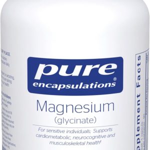 Pure Encapsulations Magnesium (Glycinate) - Supplement to Support Stress Relief, Sleep, Heart Health, Nerves, Muscles, and Metabolism* - with Magnesium Glycinate - 90 Capsules