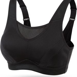 Wingslove High Impact Sports Bras for Women Plus Size Non Padded Wirefree Workout Bra Bounce Control