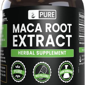 Pure Original Ingredients Maca Root (365 Capsules) No Magnesium Or Rice Fillers, Always Pure, Lab Verified