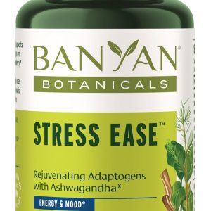 Banyan Botanicals Stress Ease – Organic Herbal Supplement for Stress & Fatigue* – with Ayurvedic Adaptogen Ashwagandha (Withania somnifera) Root – 90 Tablets – Non-GMO Sustainably Sourced Vegan