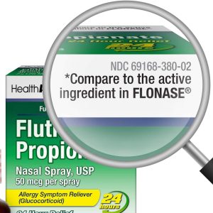 HealthA2Z® Fluticasone Propionate Nasal Sprays | Allery Relief Spray | Runny Nose | Nasal Congestion | Sneezing | Itchy Watery Eyes | 24 Hour Allergy Relief | (2 Packs)
