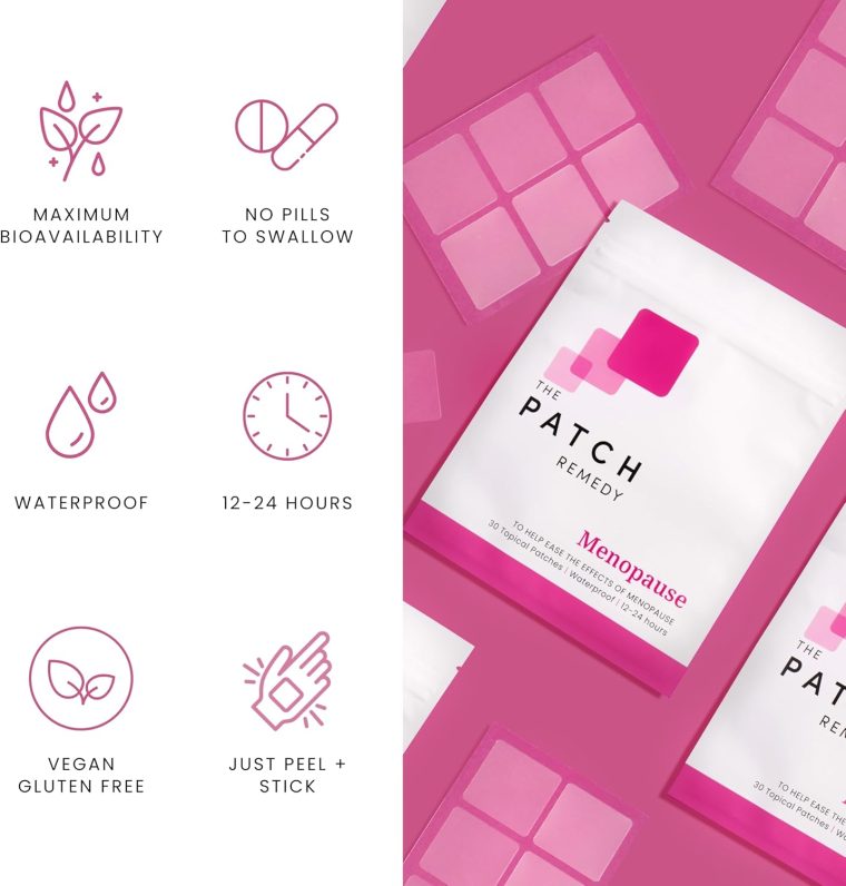 Menopause Patch | Black Cohosh, Damiana, Valerian, Ginger | 30 Patches - Image 4