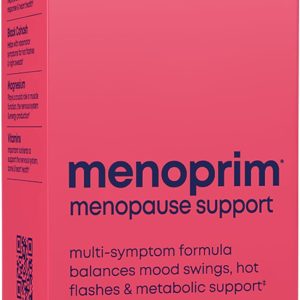 Her Own Menoprim, Menopause Support, Female Hormonal Balance Capsules for Night Sweats, Hot Flashes & Mood Swing Support, Bergamot Orange & Black Cohosh Root, 60 Capsules