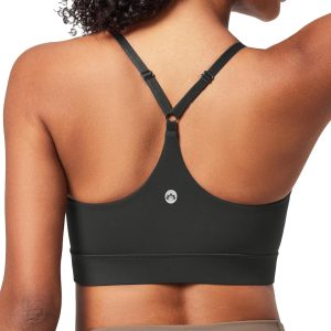 Heathyoga Sports Bras for Women Adjustable Strappy Sports Bra Y-Back Low Impact Racerback Workout Bra with Removable Pads