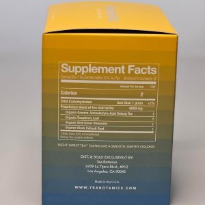 Night Sweat Tea – Powerful, Organic, Relief for Night Sweats, SLEEPLESSNESS, Mood, Helps Support Hormone Balance Leading UP to and Including Menopause* (15 Day Supply)