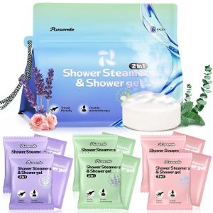 Shower Steamers Aromatherapy 6 Pack, 2-in-1 Shower Steamers and Body Wash, Stress Relief - Birthday Gifts for Women Men Mom Wife Daughter, Graduation Gifts for Her Him