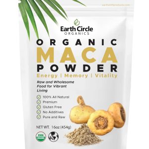 Yellow Maca Root Powder, Natural Superfood, Helps with Energy, Weight, and Women's Fertility - Vegan - 1 Pound (Pack of 1)