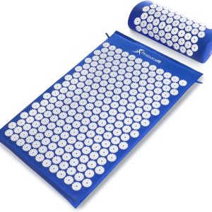 ProsourceFit Acupressure Mat and Pillow Set for Back/Neck Pain Relief and Muscle Relaxation