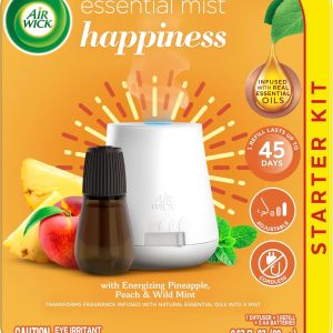 Air Wick Essential Mist Starter Kit (Diffuser + Refill), Joy, Essential Oils Diffuser, Air Freshener