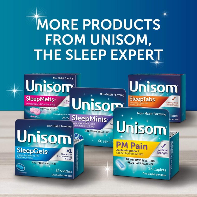 Unisom Nighttime Sleep-Aid Gels, Diphenhydramine HCI 50mg, 100 Count - Image 6